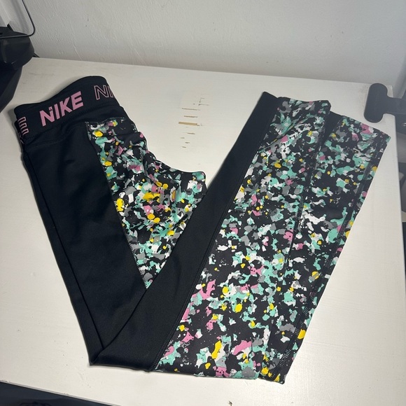 Girls Large Nike‎ Dri Fit Athletic Leggings - Picture 1 of 8